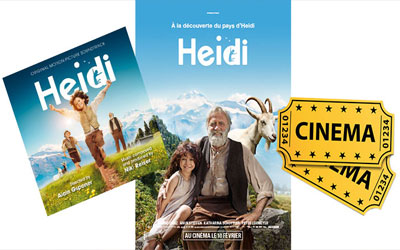 Gagnez des places de cinéma pour le film "Heidi"