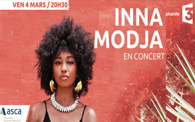 Invitations pour le concert d'Inna Modja à gagner