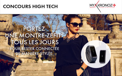 Montres connectées MyKronoz à gagner