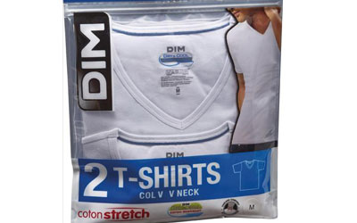 Pack de tee-shirts DIM, remboursé