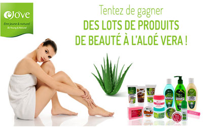 Produits de soins Ejove à gagner