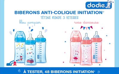 Test de produit, Biberon Initiation +