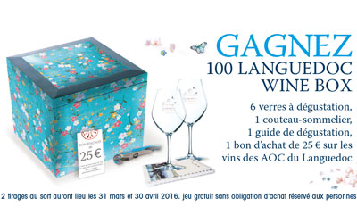 50 box oenologique à gagner