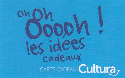 Cartes cadeau Cultura de 100 euros