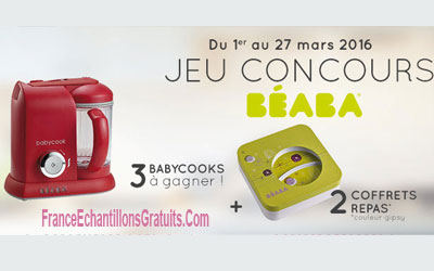 Gagnez des robots Babycook Beaba