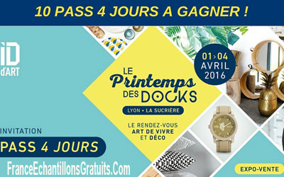 Pass 4 jours pour le Salon Déco et mode "Le Printemps des docks"