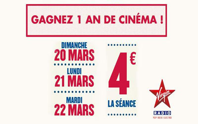 Un an de cinéma à gagner