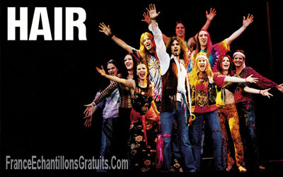 Invitations pour la comédie musicale "Hair"