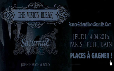 Invitations pour le concert de The Vision Bleak