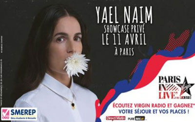 Invitations pour le concert de Yael Naim