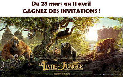 Places de cinéma pour le film "Le livre de la jungle"