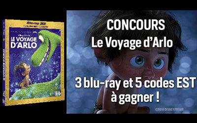 Blu-ray du film "Le voyage d'Arlo"