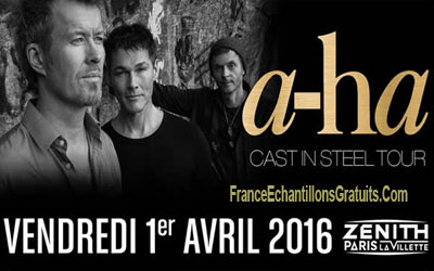 Invitations pour le concert du groupe A-HA