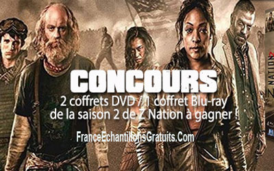 Coffret Blu-ray et coffret DVD de la série "Z Nation - saison 2"