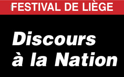 Invitations pour la pièce "Discours à la Nation"