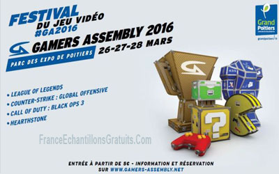 Invitations pour le salon "Gamers Assembly"