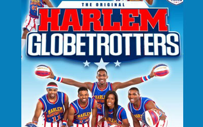 Invitations pour le spectacle des Harlem Globetrotters