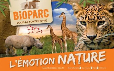 Invitations pour le zoo de Doué-La-Fontaine