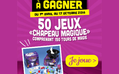 Jeux "Chapeau magique"