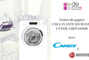 Lave-linge grande capacité de la marque Candy