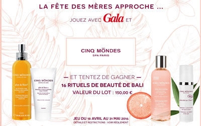 Produits de soins Cinq Mondes