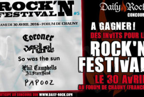 Invitations pour le Rock'N Festival