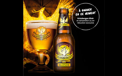 Test de produit, bière Grimbergen Blonde