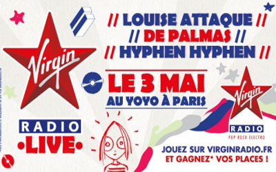 Invitations pour le concert "Virgin Radio Live"