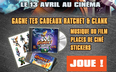 Places de cinéma pour le film "Ratchet et Clank"