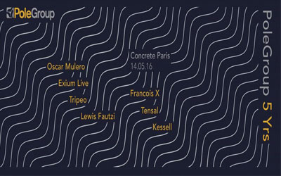 Invitations pour la soirée "Concrete invite Polegroup"