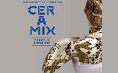 Invitations pour l'exposition "Ceramix"