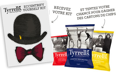 Assortiments de paquets de chips Tyrrells