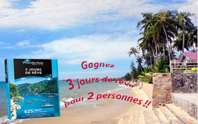 Coffret cadeau "3 jours de rêve" pour 2