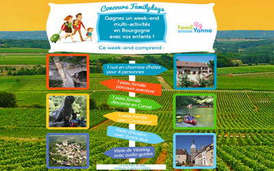 Week-end pour 4 personnes en Bourgogne