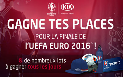 Invitations pour différents matchs de la Coupe de l'Euro 2016