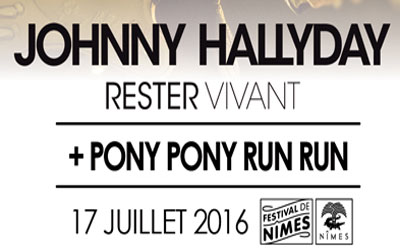 Invitations pour le concert de Johnny Hallyday