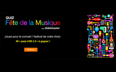 Invitations pour un concert au choix