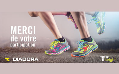 Paires de chaussures de running Diadora