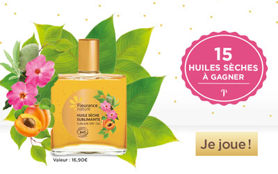 Produits de soins huile sèche Fleurance Nature