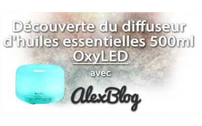 Diffuseur d'huiles essentielles OxyLED