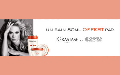 Echantillons Gratuits bain de 80mL Kérastase