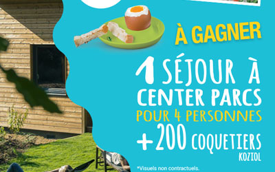 Séjour pour 4 personnes à Center Parcs