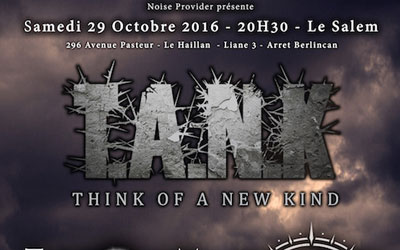 Concours gagnez des invitations pour le concert de TANK