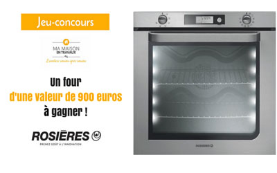 Concours gagnez un four de la marque Rosières