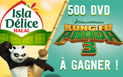 DVD du dessin-animé Kung Fu Panda 3