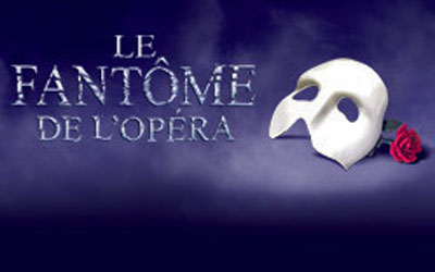 Invitations pour le spectacle musical Le Fantôme de l'Opéra