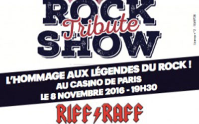 Concours gagnez des invitations pour le concert Rock Tribute Show