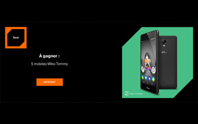 Concours gagnez des smartphones Wiko Tommy