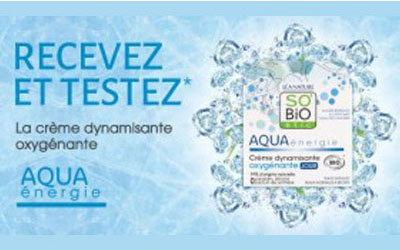 Concours gagnez un an de produits de soins Aqua énergie