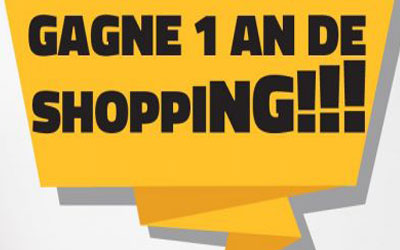 Concours gagnez un an de shopping